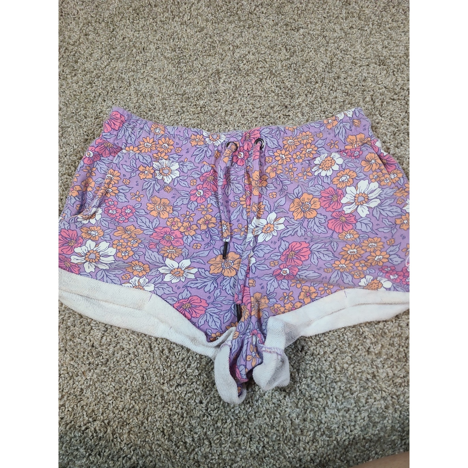 Ivory Ella Adults Lounge Cotton Shorts Small